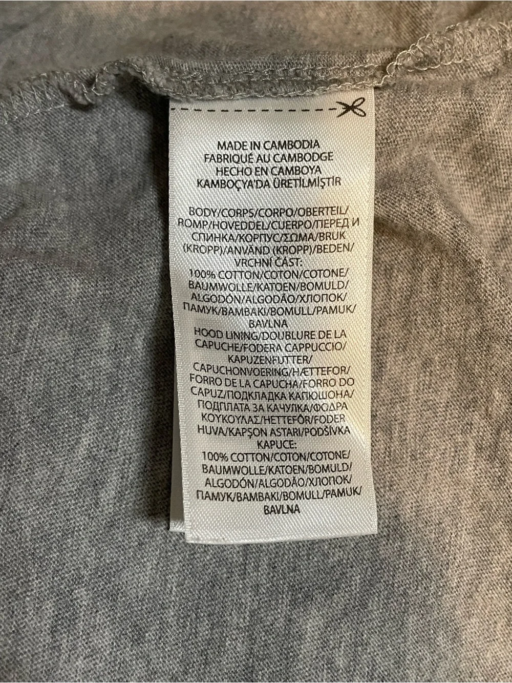 POLO RALPH LAUREN Men's Polo Bear Jersey Hooded T-Shirt L/S Gray Size small